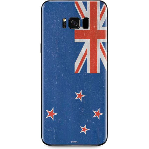 New Zealand Flag Distressed Galaxy S8 Plus Skin